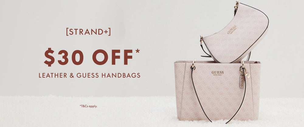 $30 Off Leather & Guess Handbags