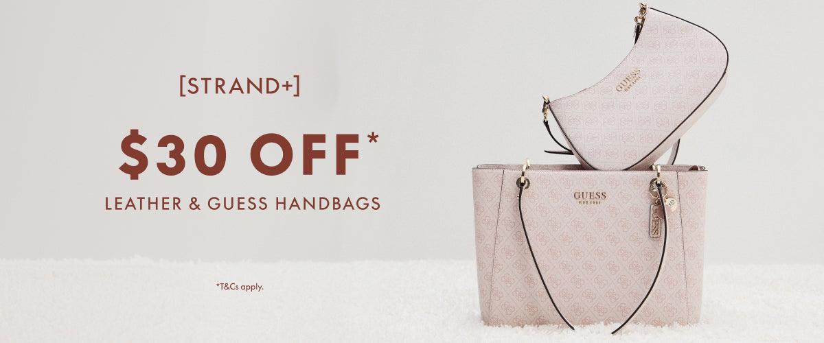 $30 Off Leather & Guess Handbags