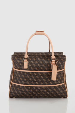 guess logo affair dome travel tote bag Guess Logo Affair Deluxe Travel Tote – Strandbags Australia