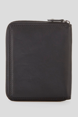 RFID Roy Leather Zip Wallet