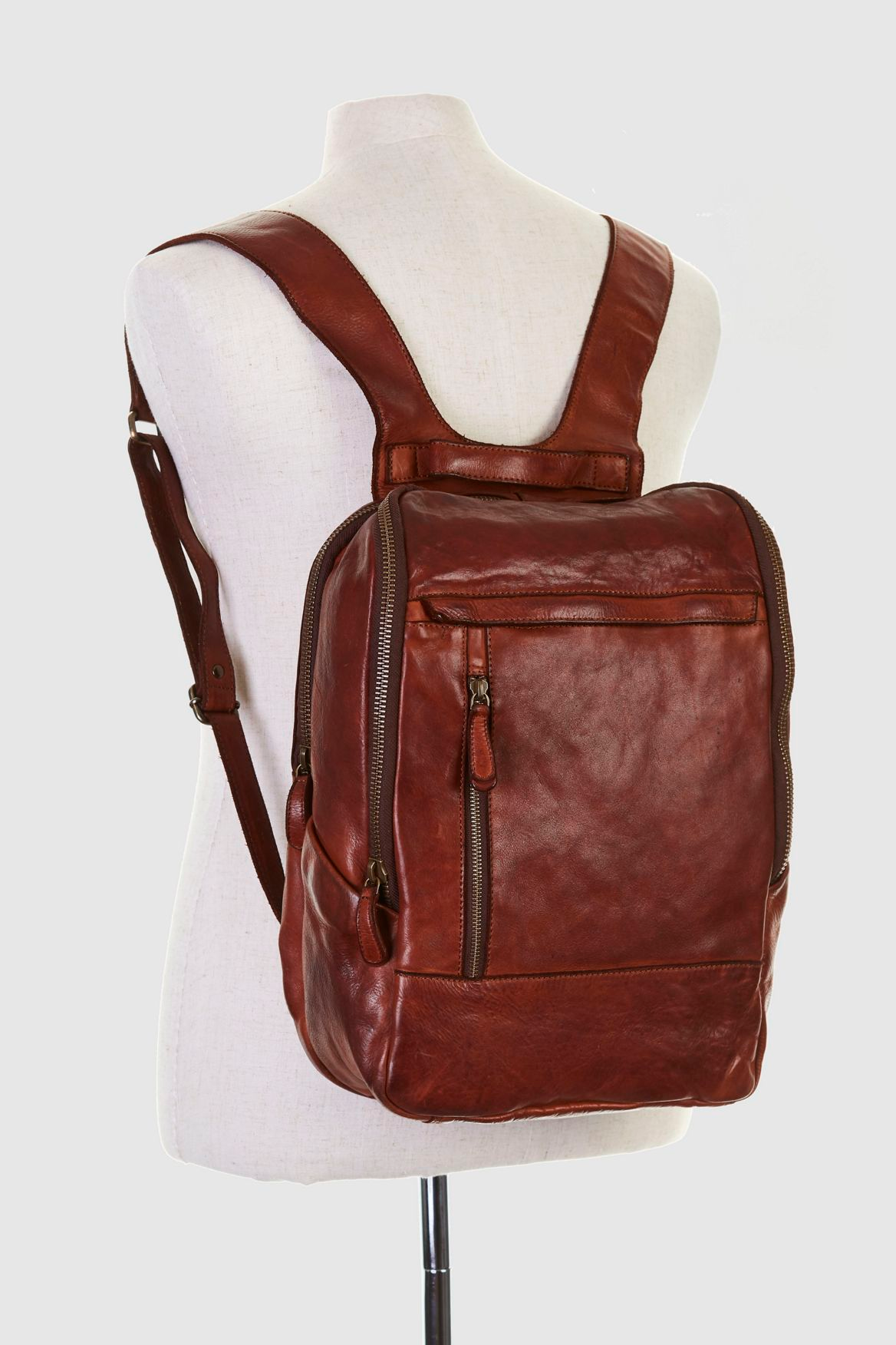 Leather backpack strandbags sales
