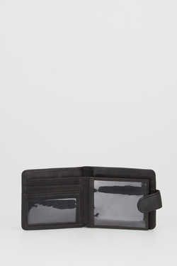 PC RFID Leather Wallet & Belt Gift Set