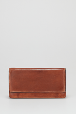 RFID Maya Leather Large Clutch