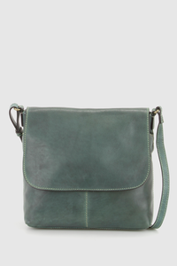 Maya Leather Classic Flapover Bag