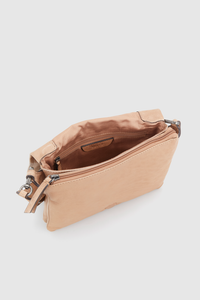Sia Leather Soft Fold Flapover Bag