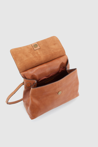 Maya Leather Top Handle Bag