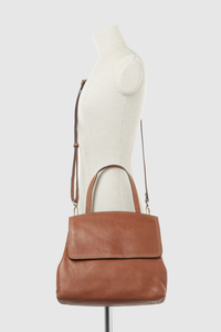 Maya Leather Top Handle Bag