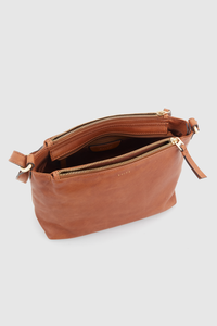 Selina Leather Crossbody Bag