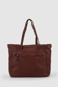 Ty Leather Tote Bag