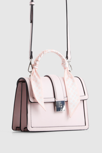 Scarf Top Handle Bag