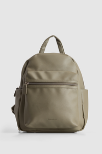 PU Zip Pocket Backpack
