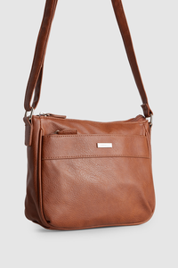PU Slip Pocket Crossbody Bag