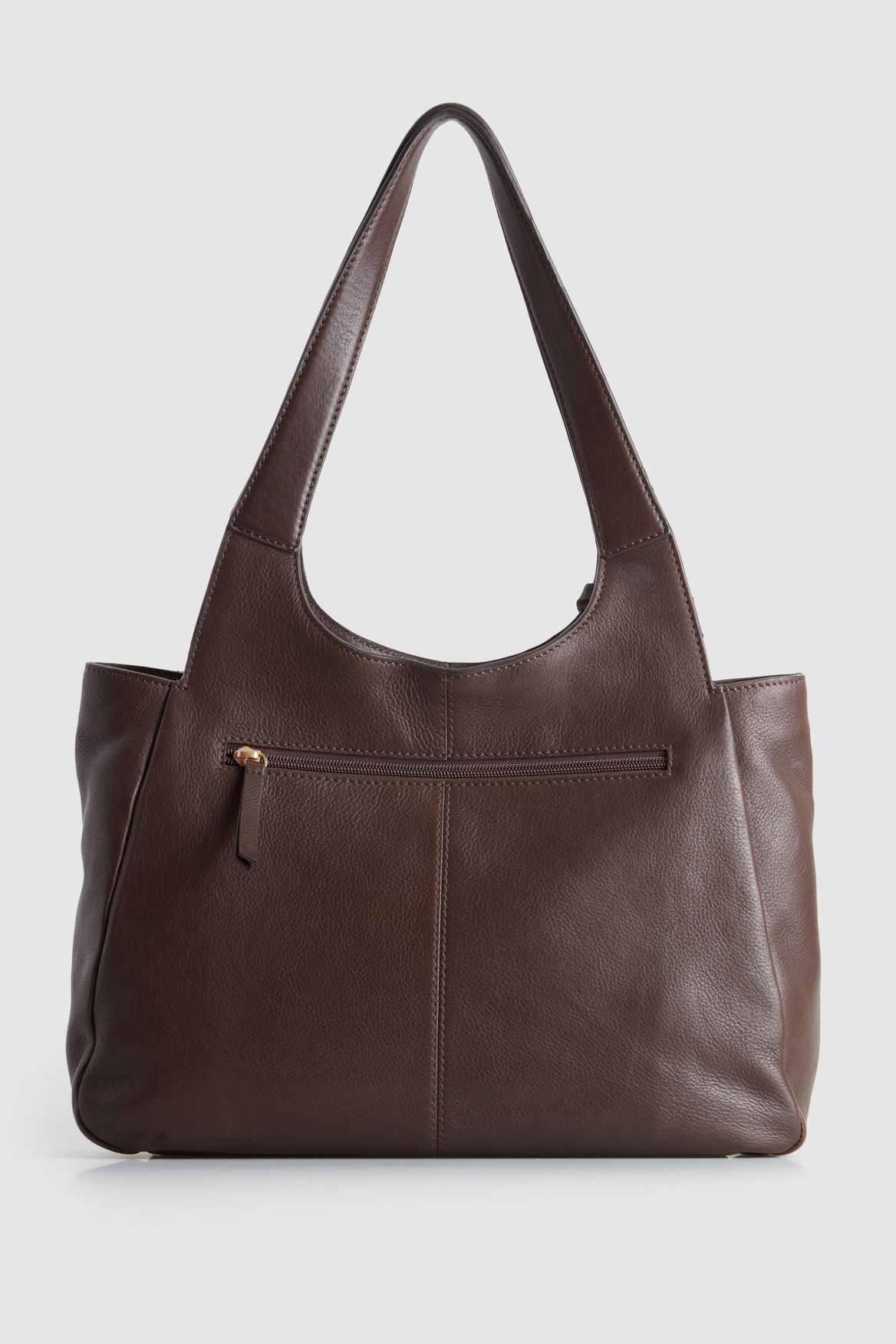 Clara Leather Charm Tote Bag