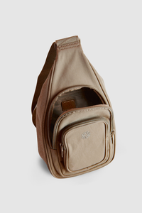 Gia Multi Pocket Nylon Sling Bag