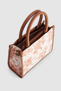 Tropical Canvas Mini Tote