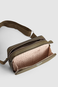 Viviette Double Zip Crossbody Bag