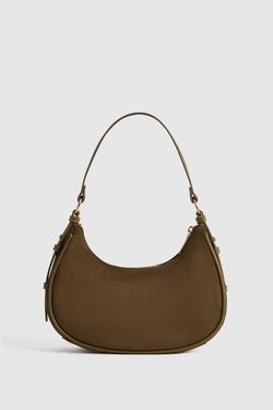 Sophia Vegan Suede Shoulder Bag