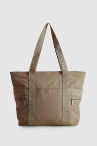 Gia Large Nylon Tote Bag