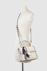 Scarf Top Handle Bag