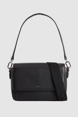 Grace Leather Flap Crossbody Bag