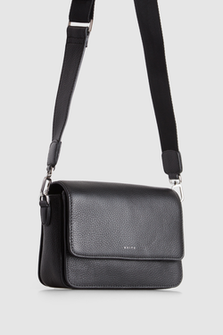 Grace Leather Flap Crossbody Bag
