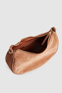 Margo Leather Suede Hobo Bag