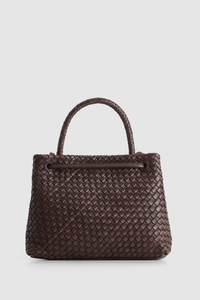 Margo Leather Weave Tote Bag