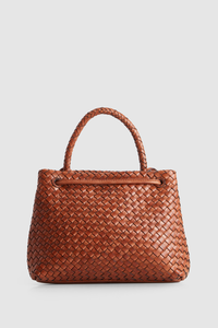 Margo Leather Weave Tote Bag