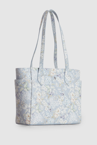 Floral 3 Compartment Tote
