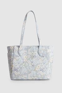 Floral 3 Compartment Tote