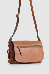 Wynn Leather Flap Crossbody Bag