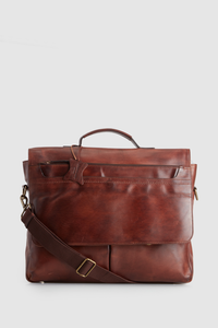 Flynn Leather Briefcase