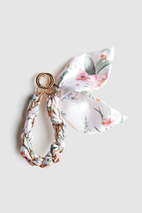 Floral Chain Scarf Charm