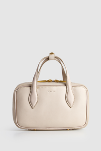 Lucia Leather Bowling Bag
