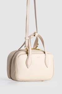 Lucia Leather Bowling Bag