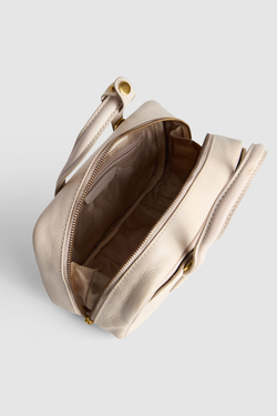 Lucia Leather Bowling Bag
