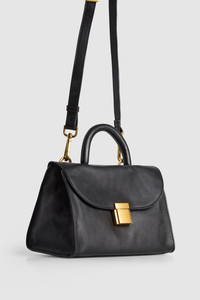 Lucia Leather Top Handle Bag