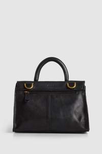 Lucia Leather Top Handle Bag