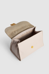 Lucia Leather Top Handle Bag