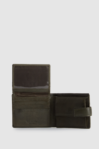 Leather Tab Wallet