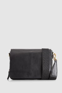Charli Leather Flap Crossbody Bag
