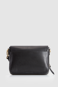 Charli Leather Flap Crossbody Bag