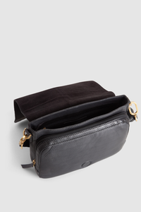Charli Leather Flap Crossbody Bag