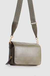 Charli Leather Flap Crossbody Bag