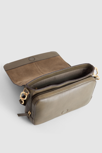 Charli Leather Flap Crossbody Bag