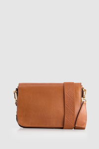 Charli Leather Flap Crossbody Bag