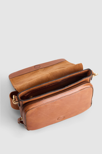 Charli Leather Flap Crossbody Bag