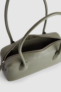 Grace Leather Bowling Bag