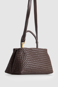 Margo Leather Weave Tote Bag