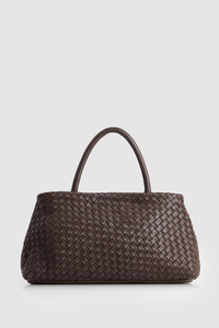 Margo Leather Weave Tote Bag